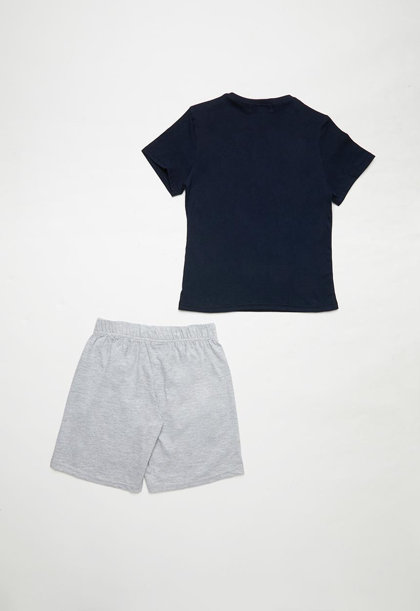 Superbalist - Nasa logo pj - navy & grey mel