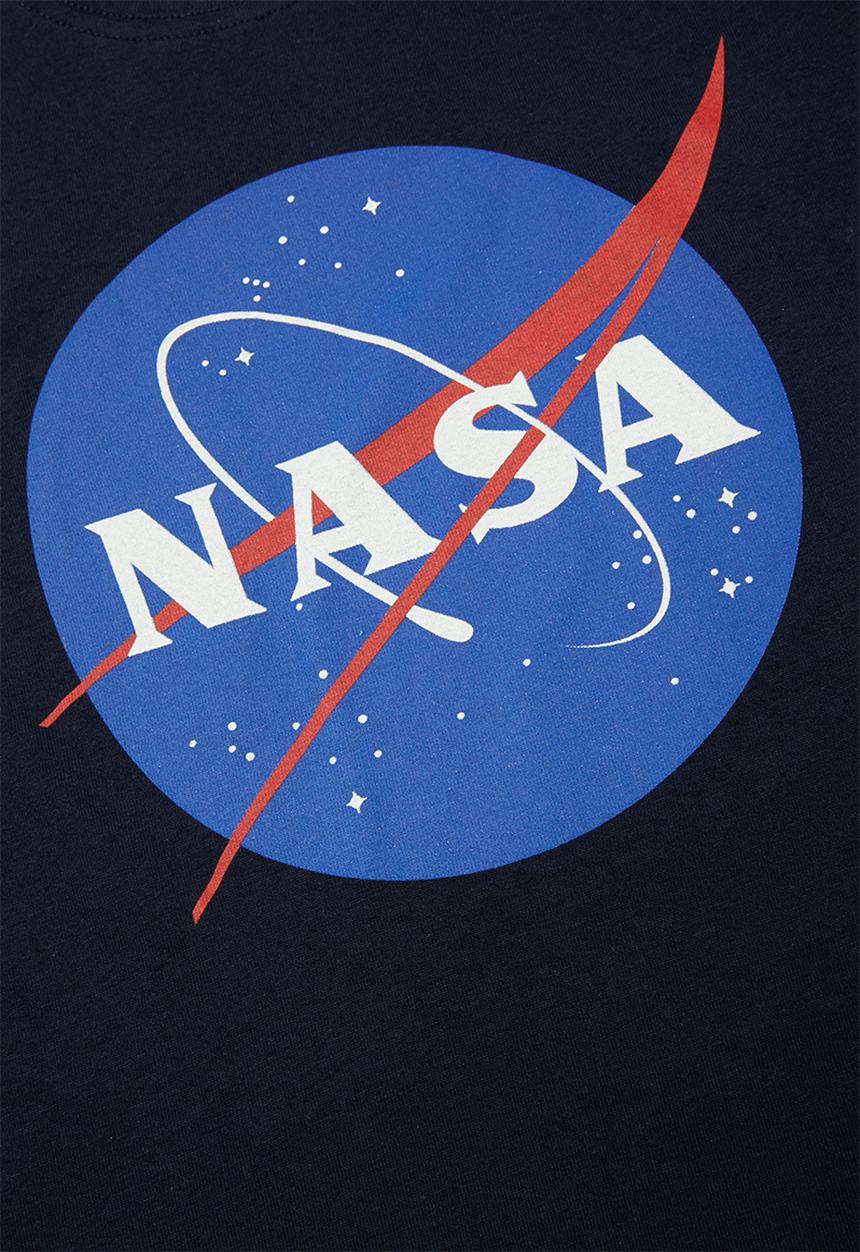 Superbalist - Nasa logo pj - navy & grey mel