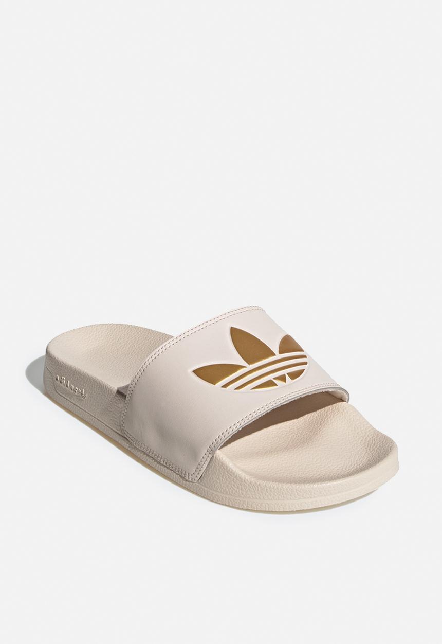 adidas Originals - Adilette lite w - linen/gold met/linen