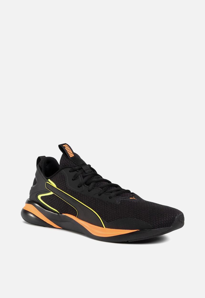 PUMA - Softride rift tech - puma black & ultra orange