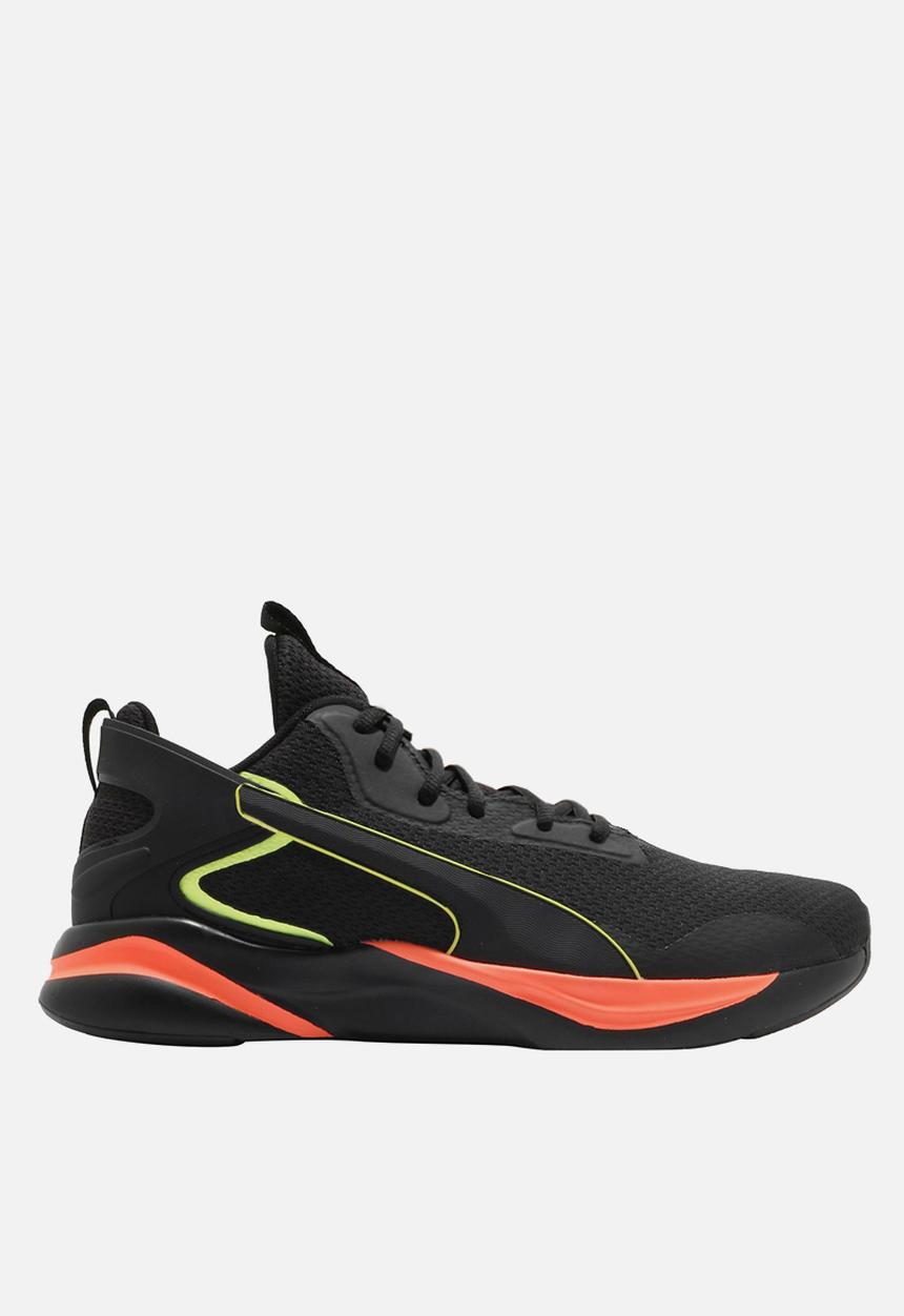 PUMA - Softride rift tech - puma black & ultra orange