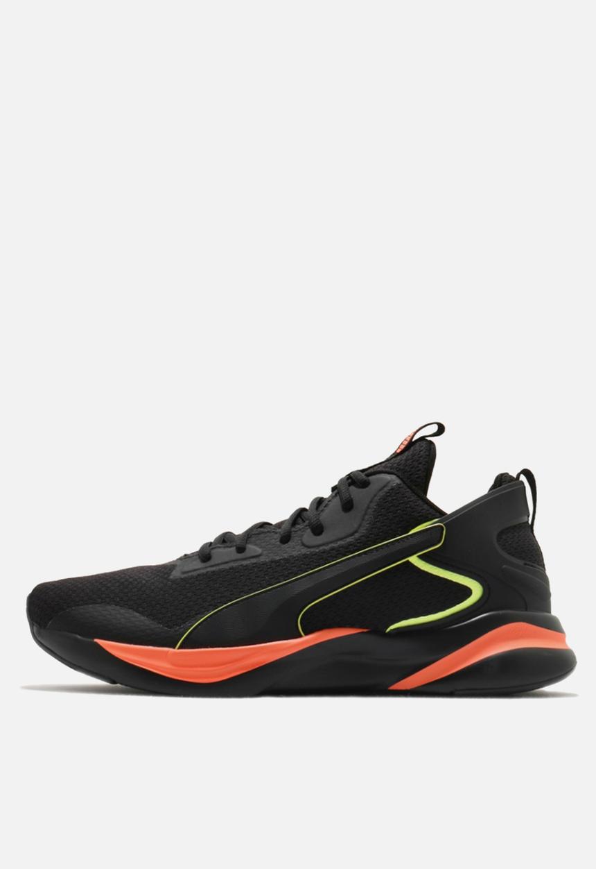 PUMA - Softride rift tech - puma black & ultra orange