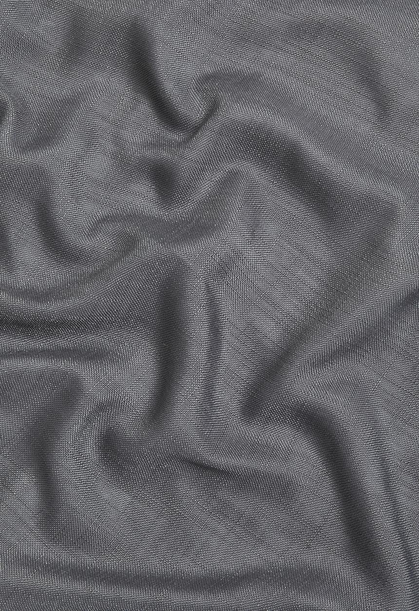 Sixth Floor - Slub lined eyelet curtain - charcoal