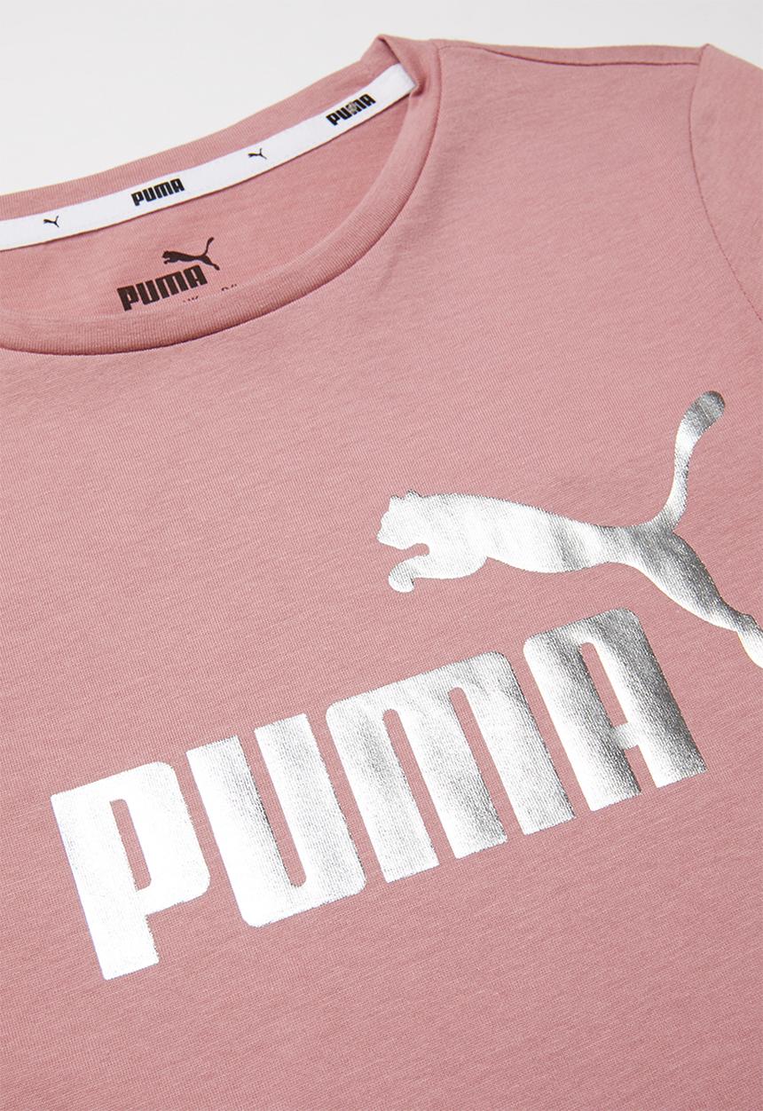 PUMA - Ess+ tee - foxglove