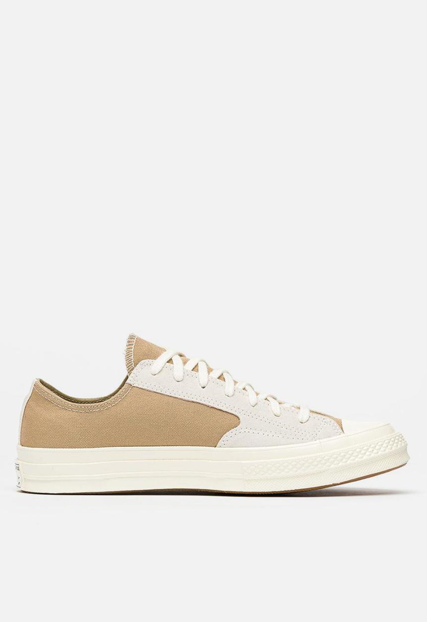 Converse - Chuck 70 canvas and silk suede ox - nomad khaki & egret