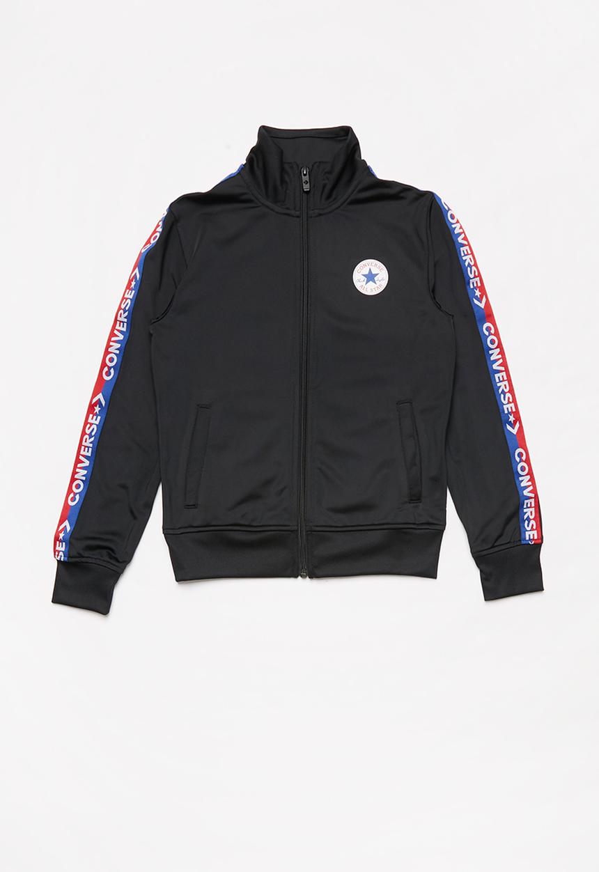 Converse - Converse tricot track jacket - black
