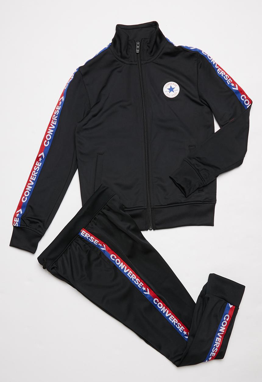 Converse - Converse tricot track jacket - black