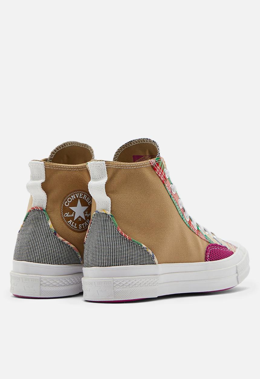 Converse - Chuck 70 pattern play hi - nomad khaki / black / cactus flower