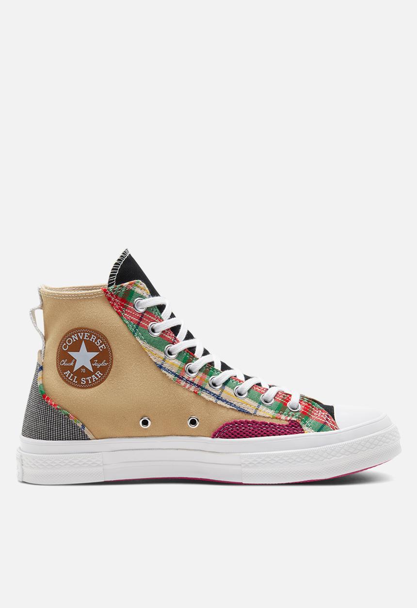 Converse - Chuck 70 pattern play hi - nomad khaki / black / cactus flower