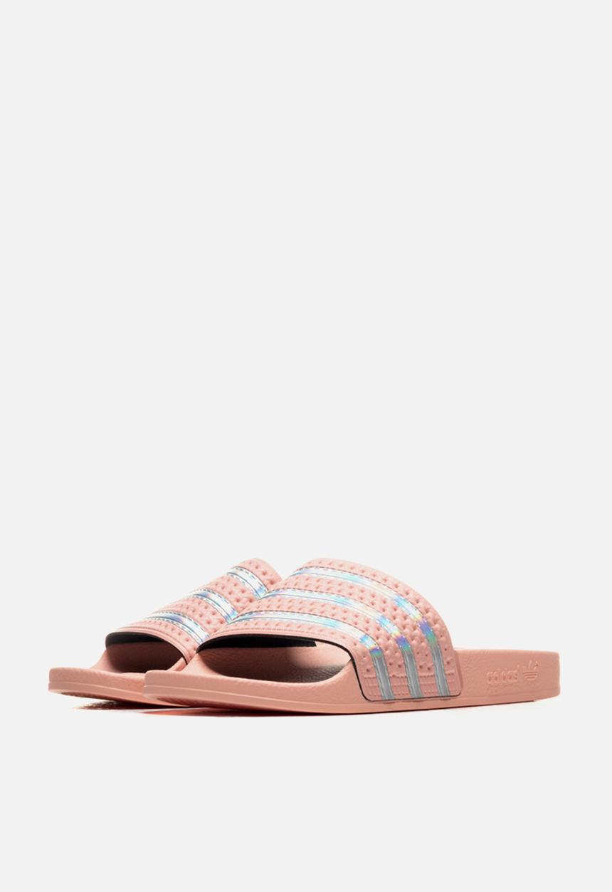 adidas Originals - Adilette w - haze coral/ftwr white