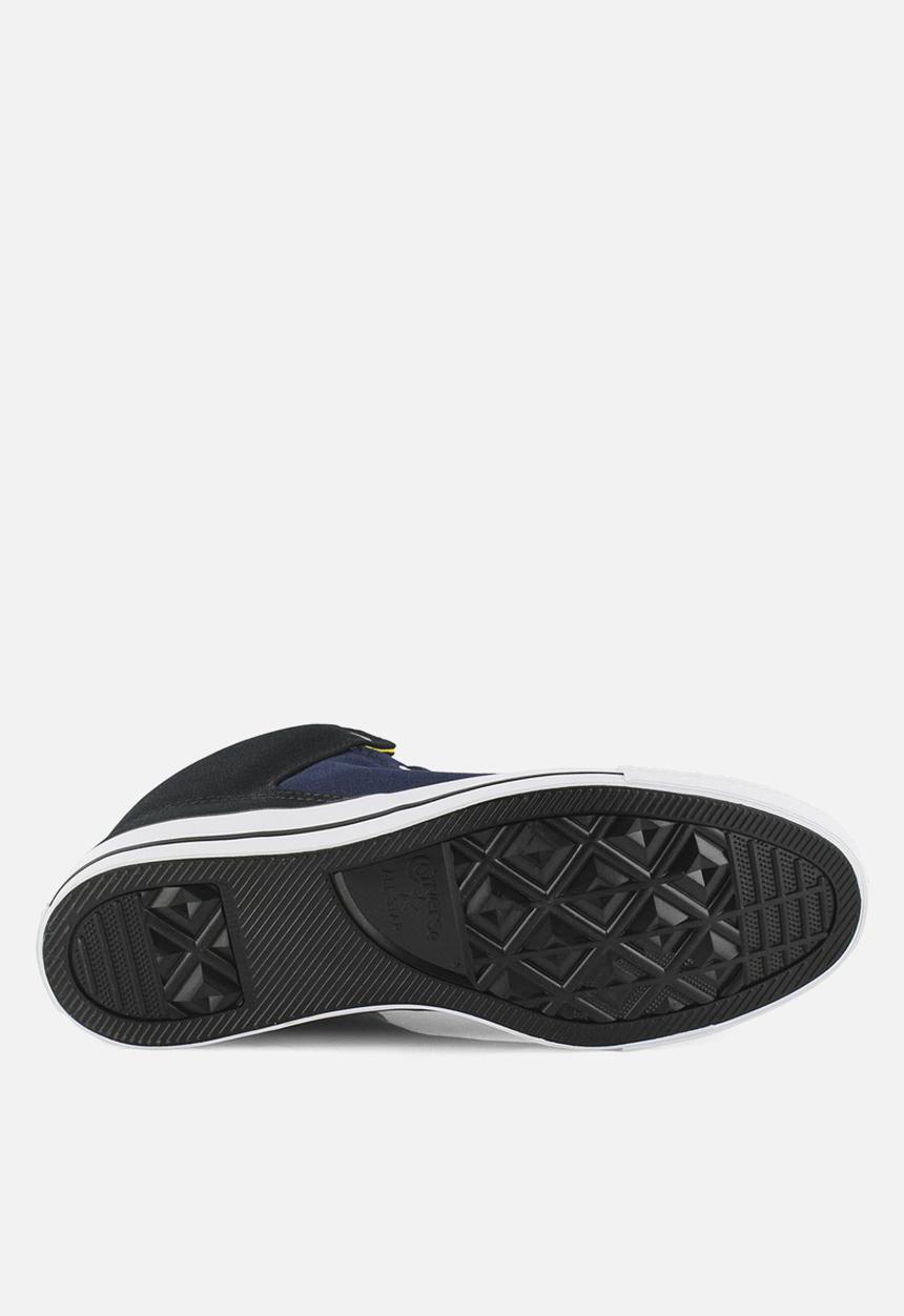 Converse - Chuck Taylor All Star high street mid - obsidian / black /speed yellow