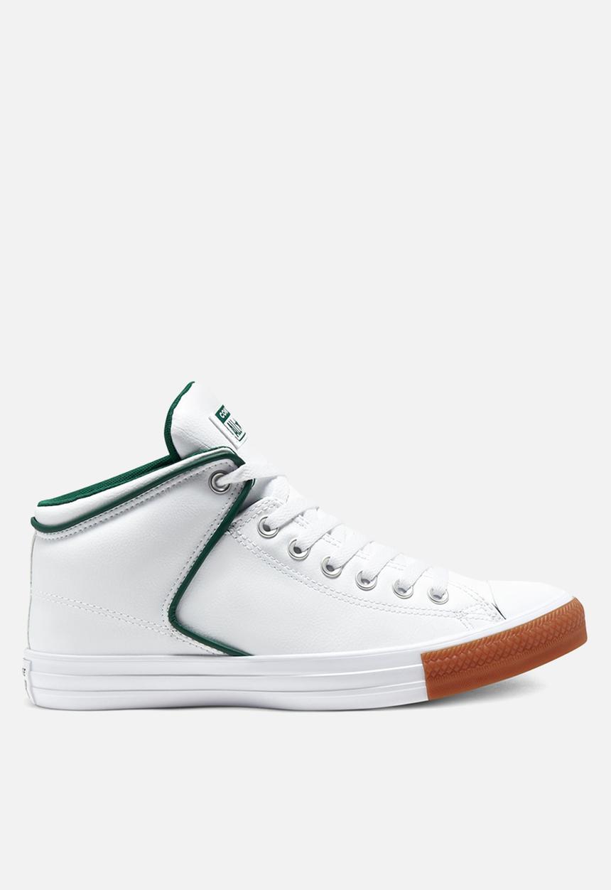 Converse - Chuck Taylor All Star high street mid - white / midnight clover /honey