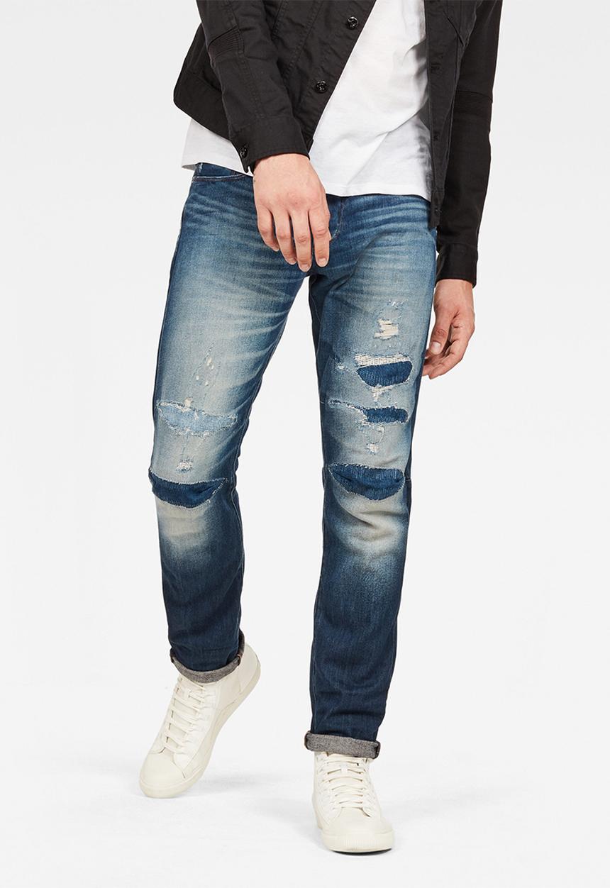 G-STAR - 3301 Tapered 3D yinze denim - blue