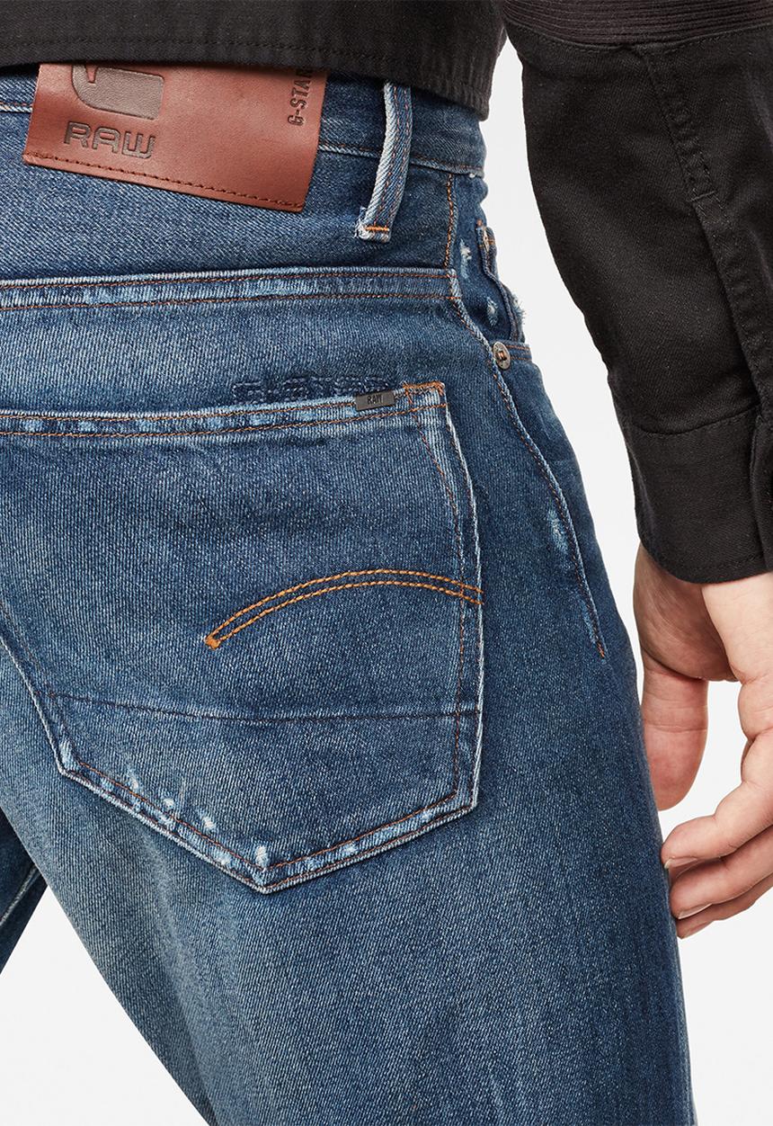 G-STAR - 3301 Tapered 3D yinze denim - blue