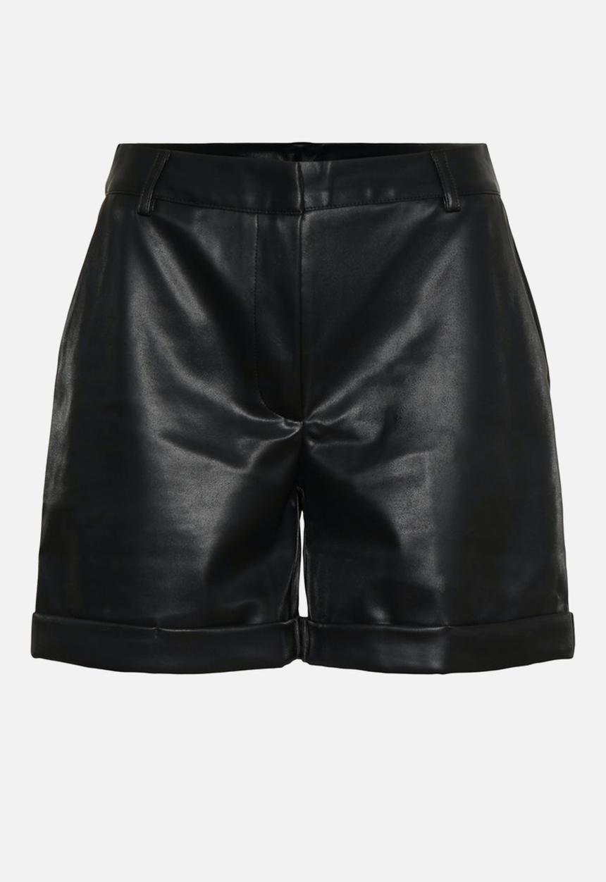 Vero Moda - Lia high waist shorts - black