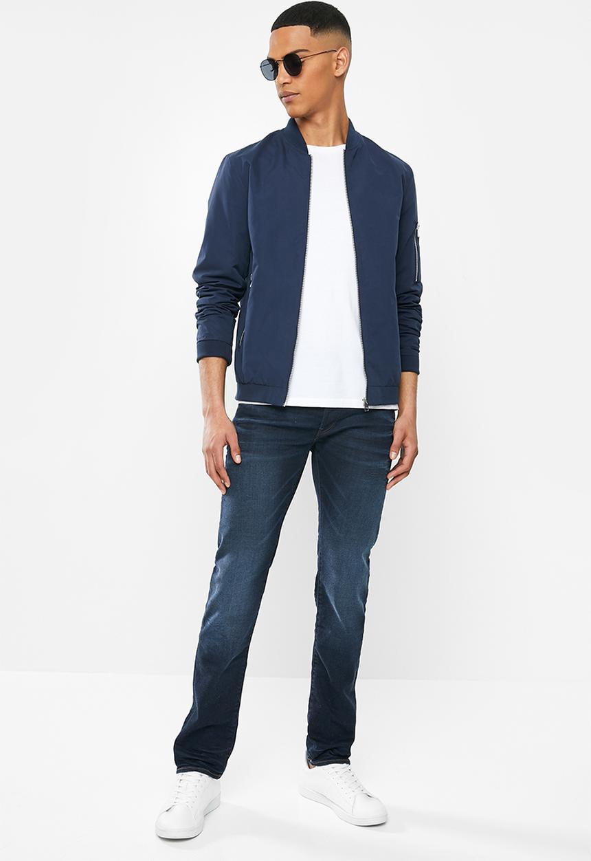 G-STAR - 3301 Slim vosir stretch denim - dark blue