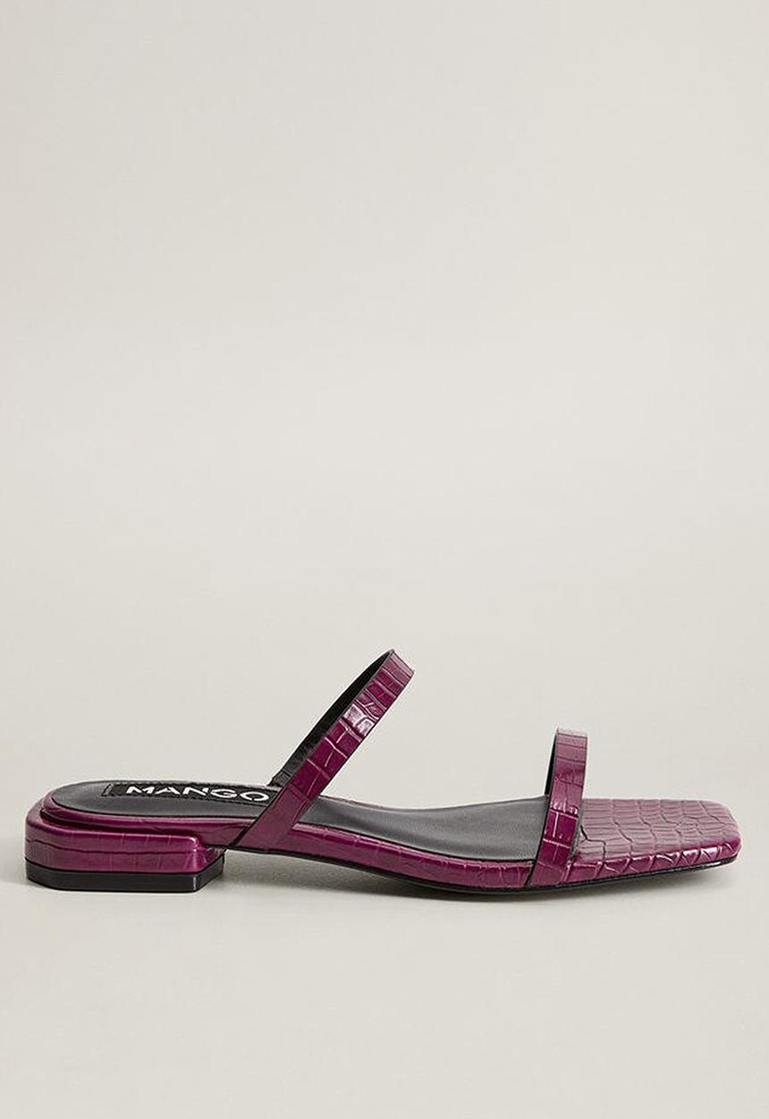 MANGO - Corea sandal - dark purple