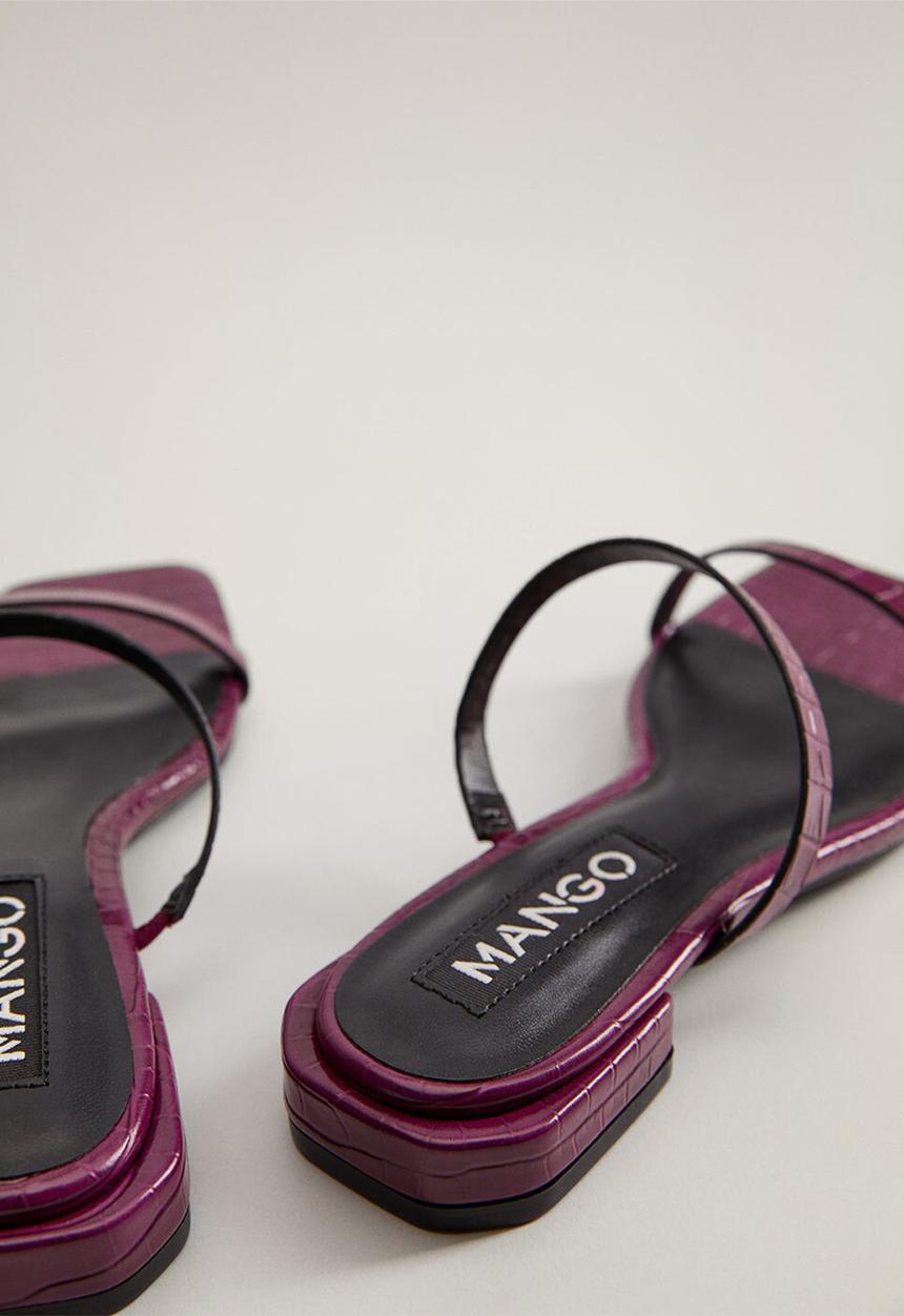MANGO - Corea sandal - dark purple