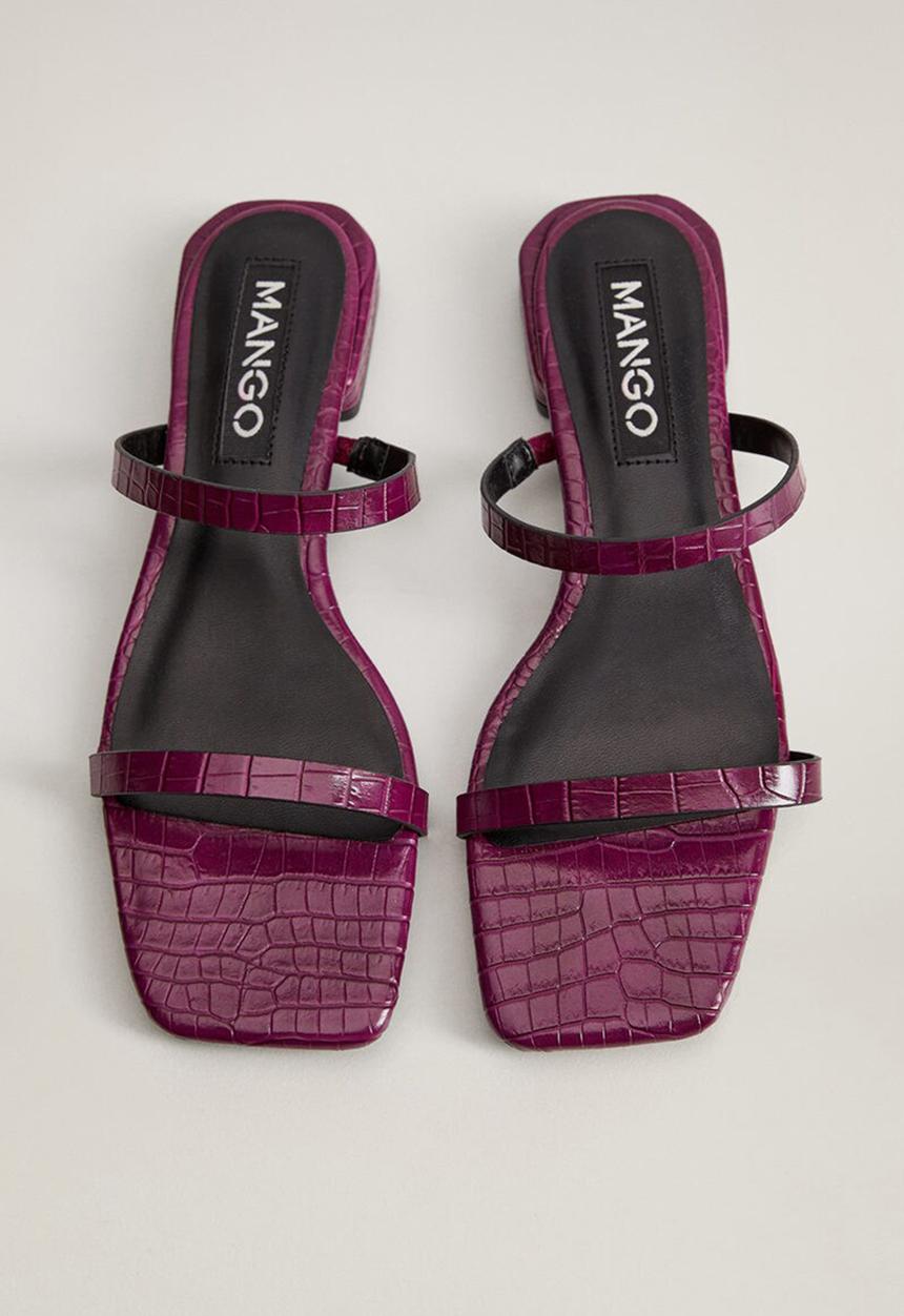MANGO - Corea sandal - dark purple