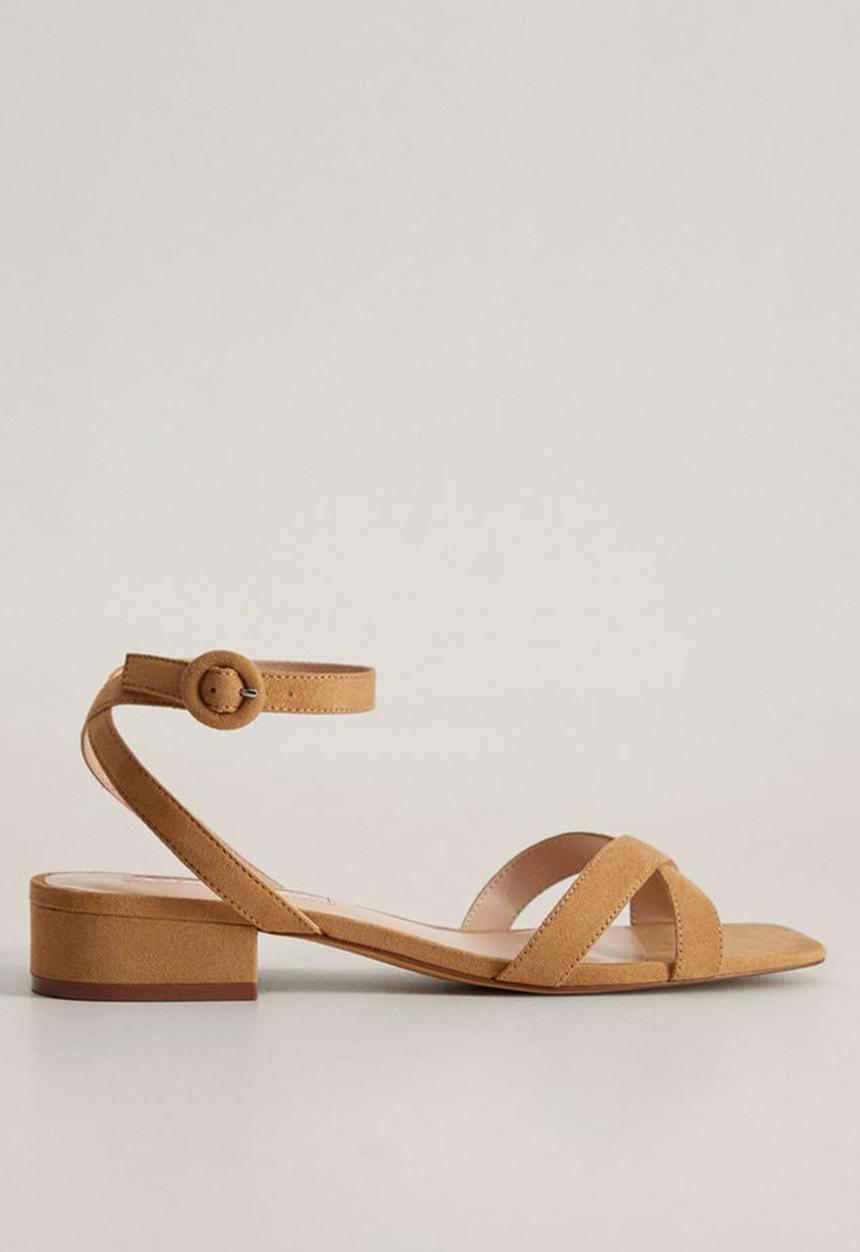 MANGO - Lucas sandal - medium brown
