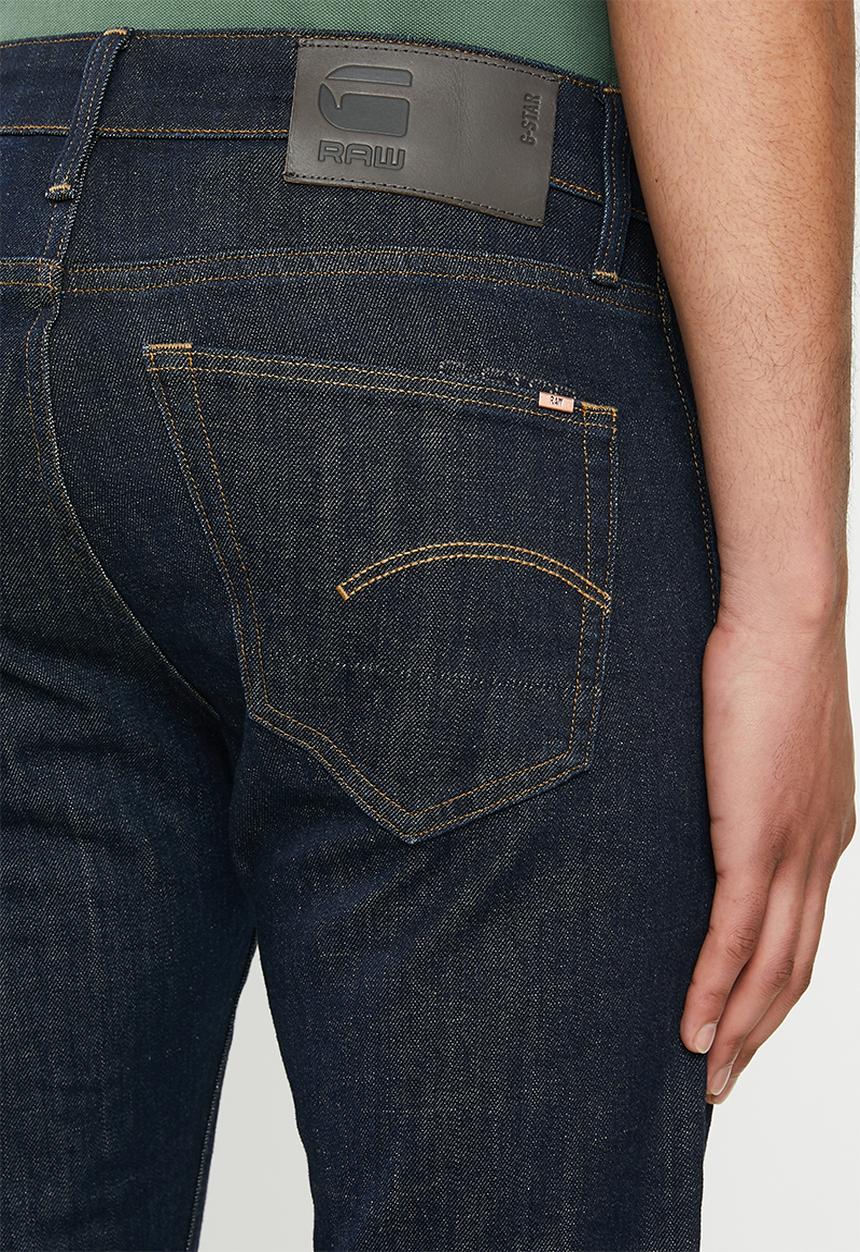 G-STAR - 3301 Slim-kir stretch denim o - blue 