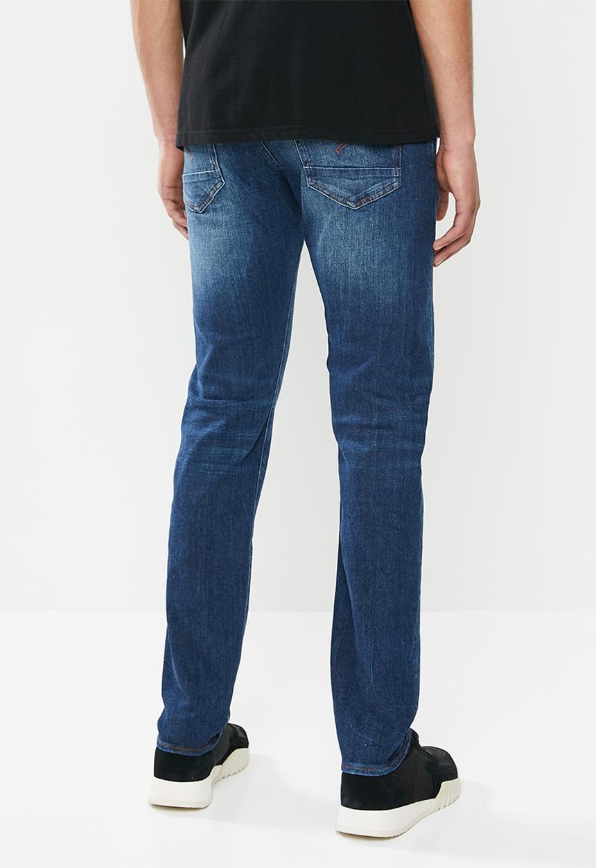 G-STAR - 3301 Slim hodra stretch denim - blue 