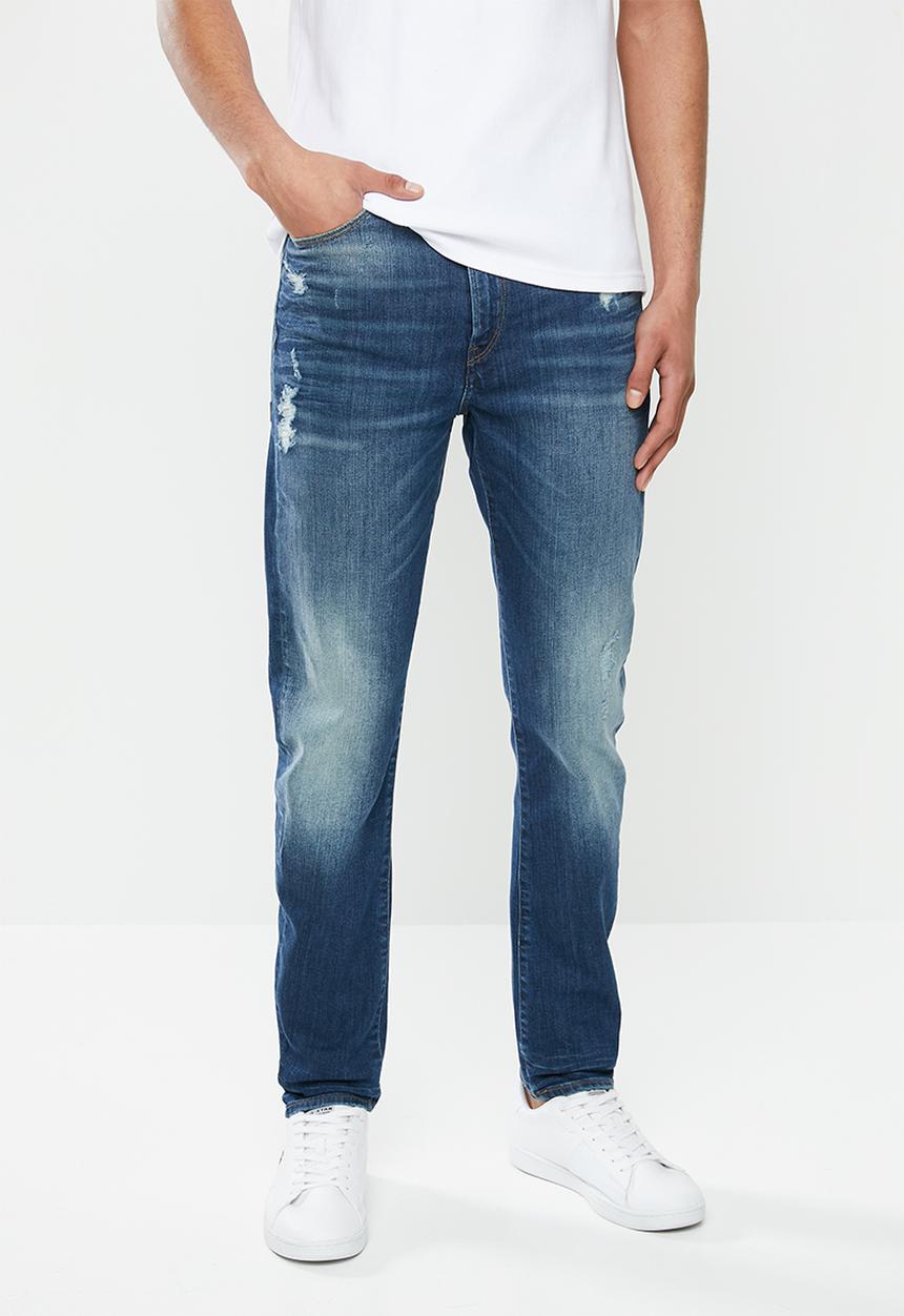 G-STAR - Type C 3D skinny hodra stretch denim - mid blue