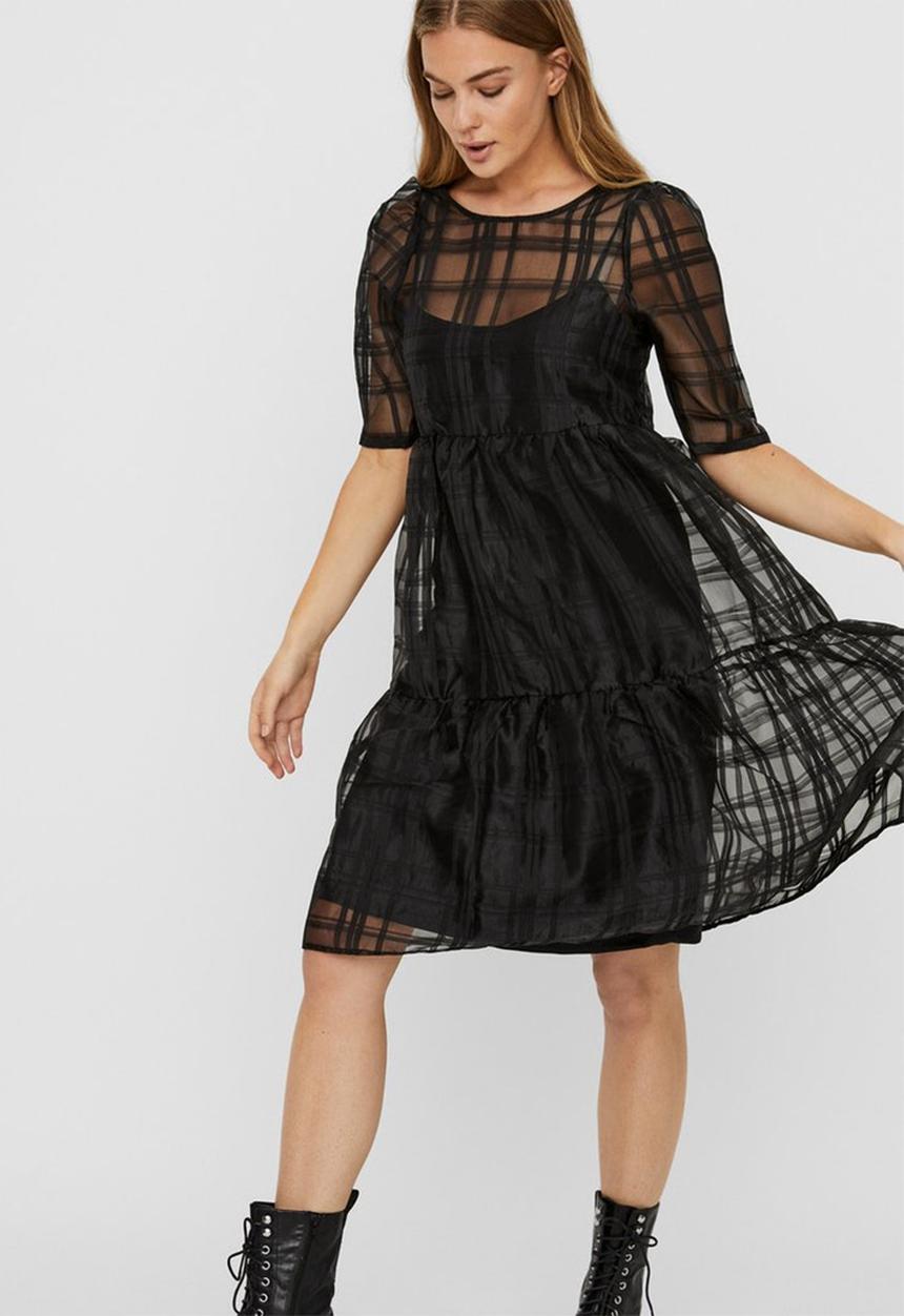 Vero Moda - Vava 2/4 dress - black