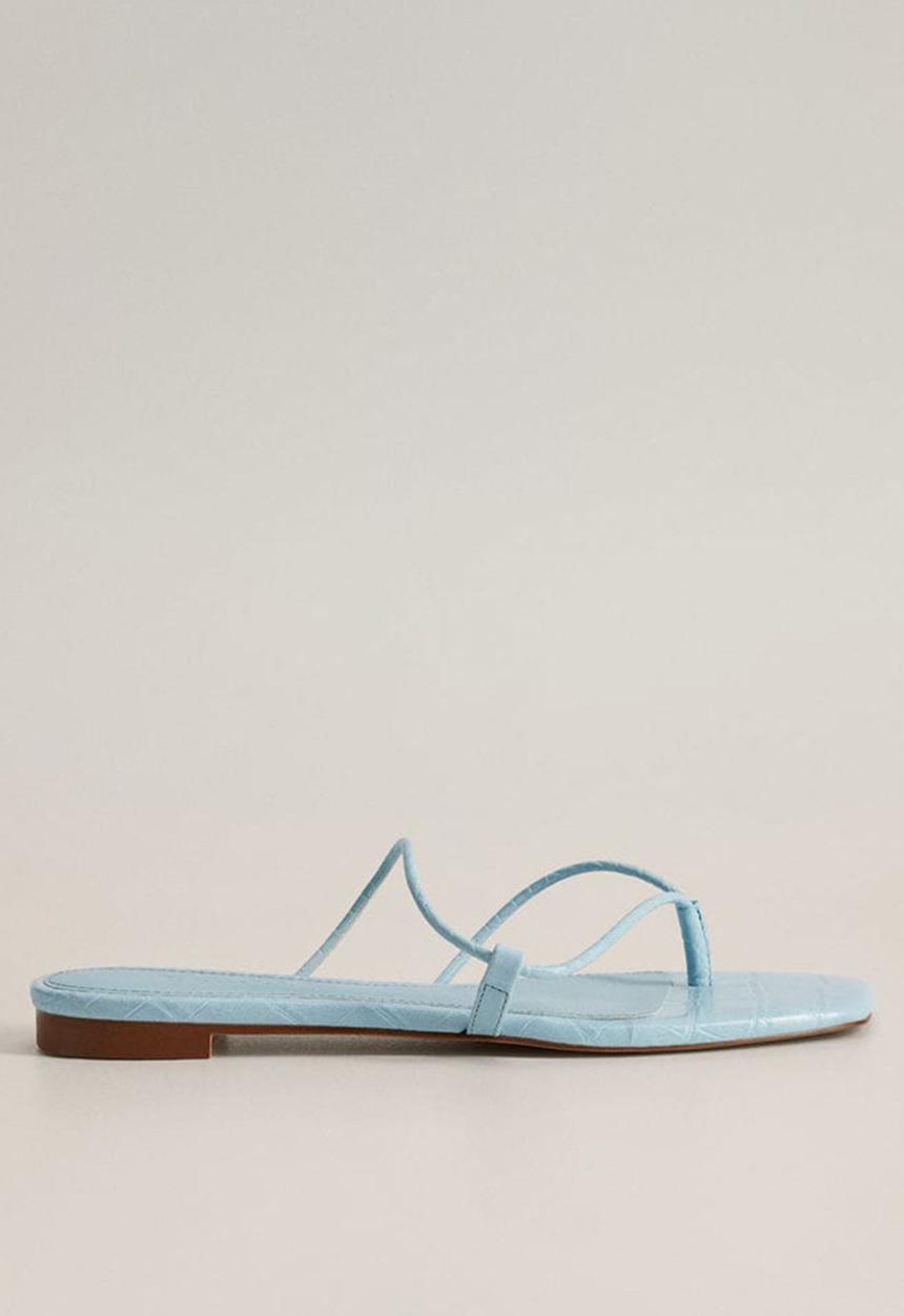 MANGO - Flipy sandal - light pastel blue