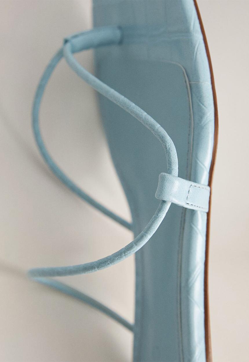 MANGO - Flipy sandal - light pastel blue