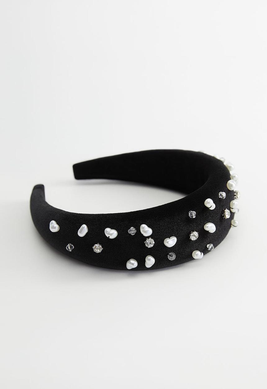MANGO - Hairband amanda - black