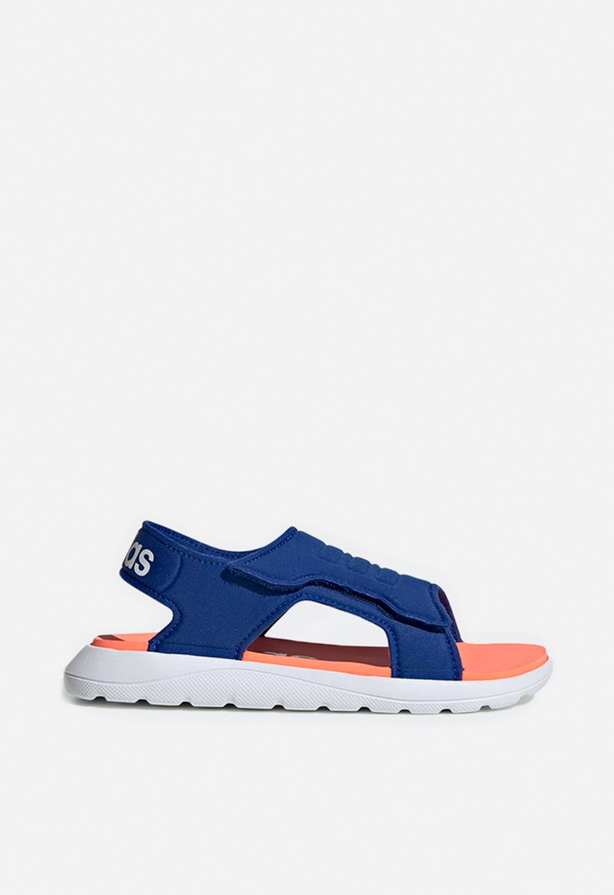 adidas Originals - Comfort sandals - blue & coral 