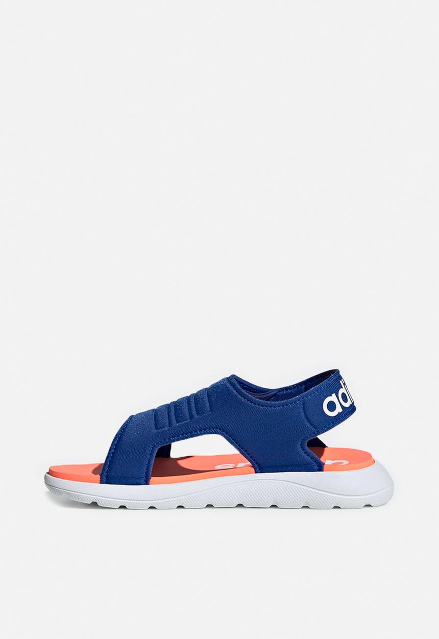 adidas Originals - Comfort sandals - blue & coral 