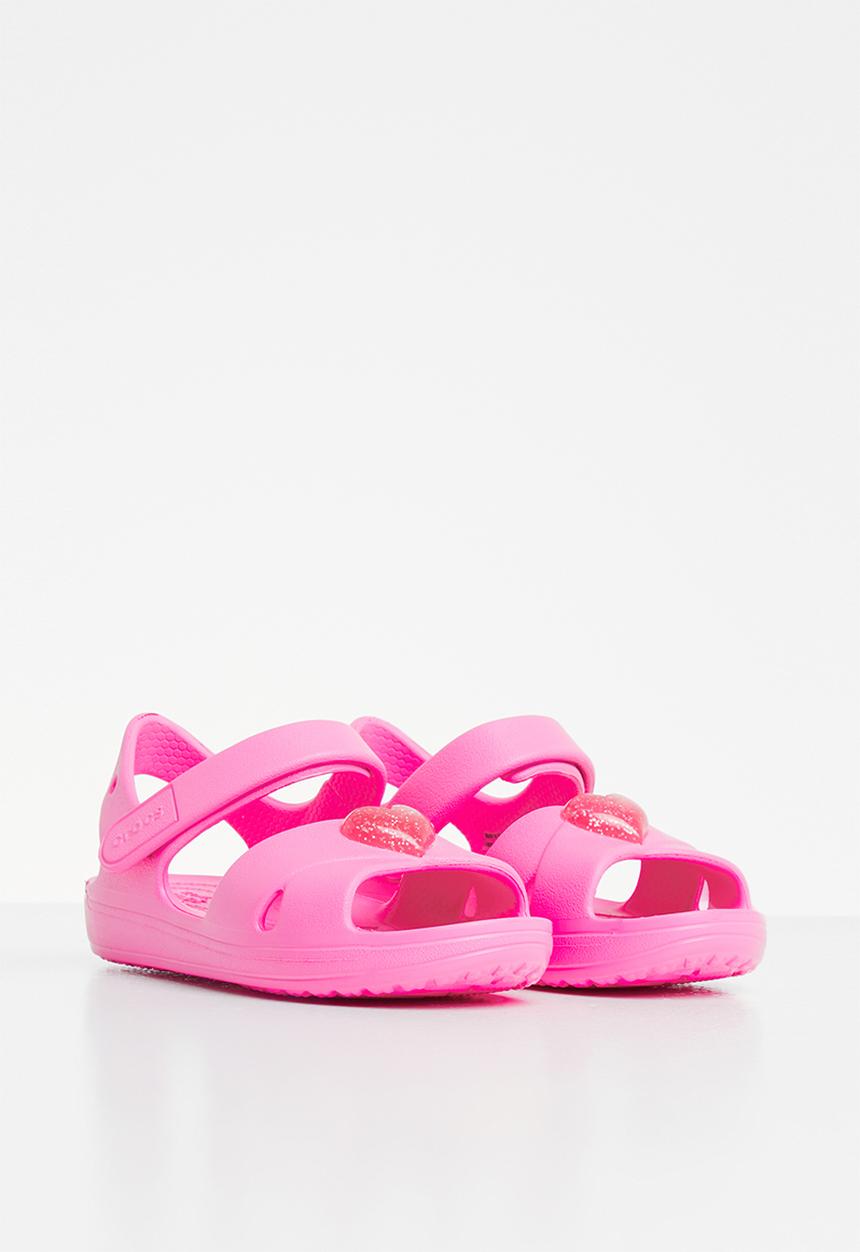 Crocs - Classic cross strap sandal - pink