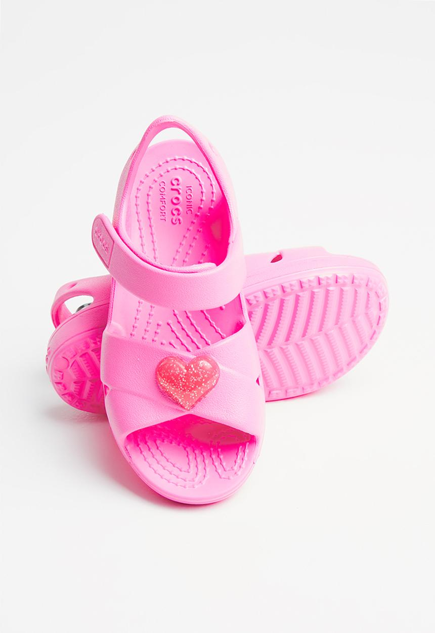 Crocs - Classic cross strap sandal - pink