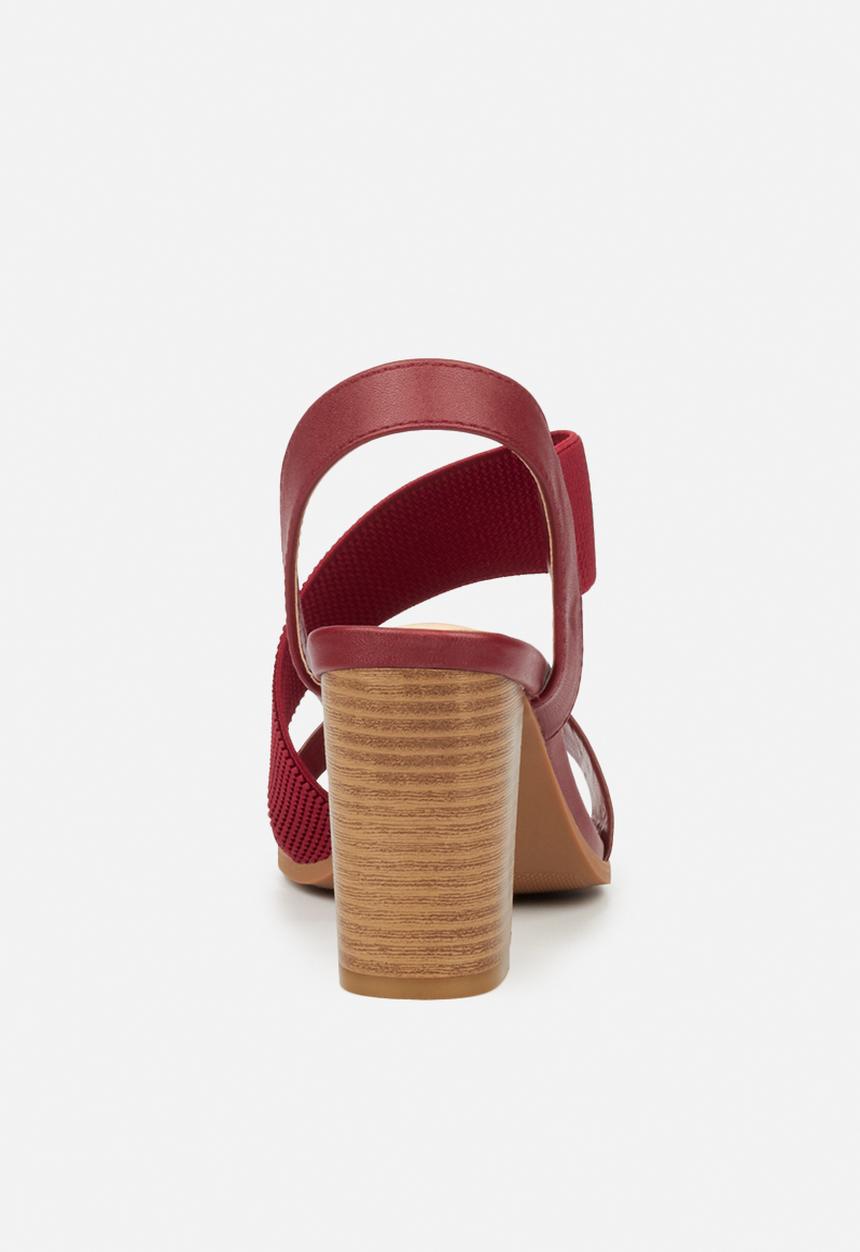 Butterfly Feet - Foxtrot heel - red