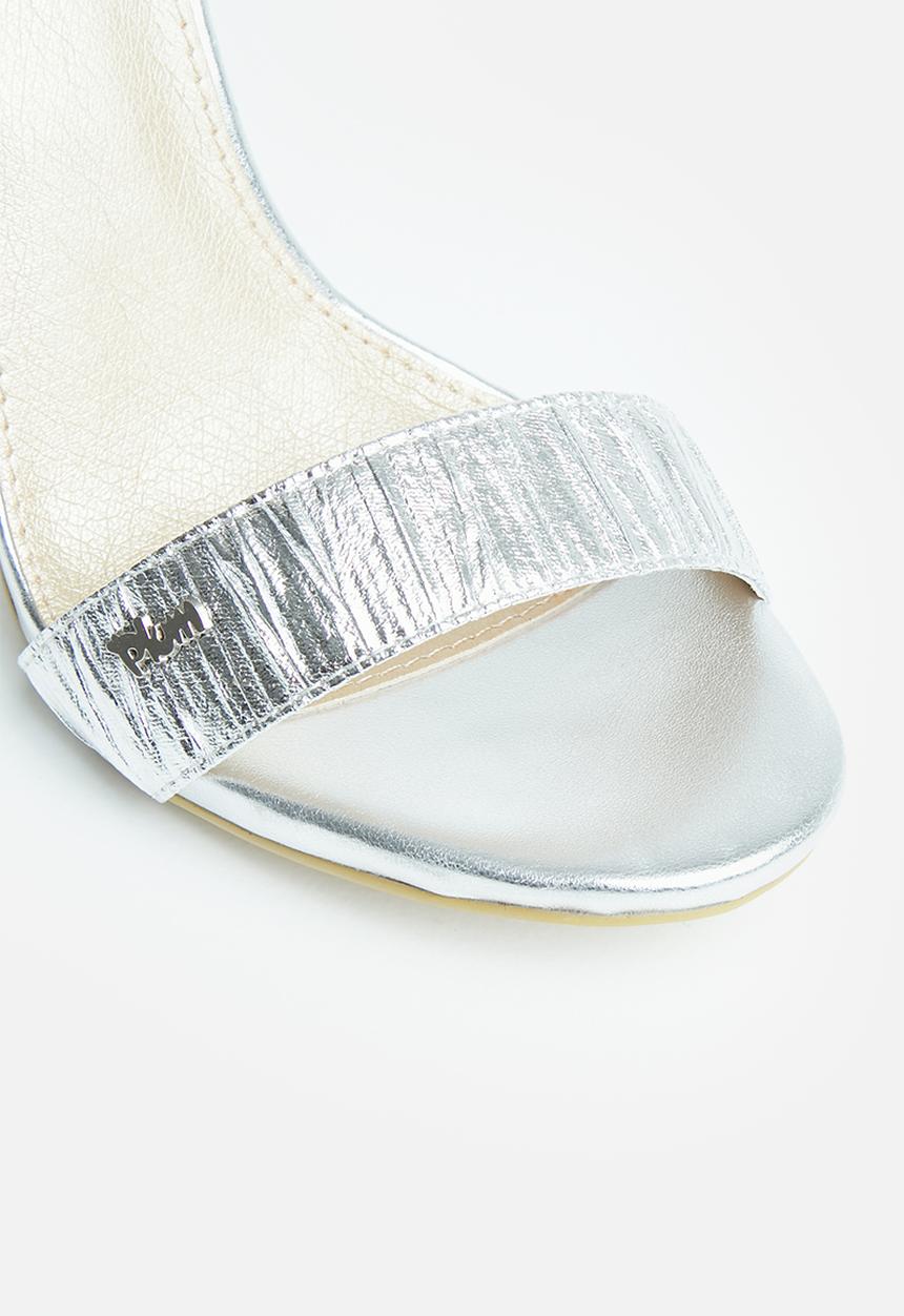 Plum - Whisper heel - silver