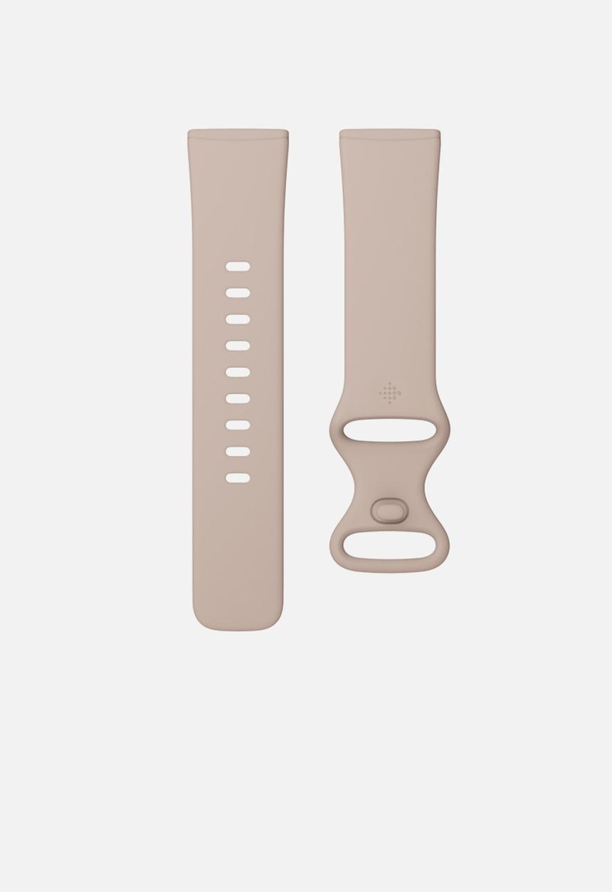 Fitbit - Fitbit Sense - Lunar White & Soft Gold