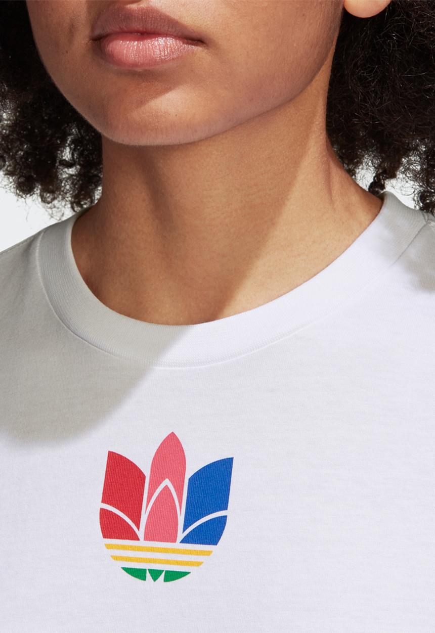 adidas Originals - 3d Trefoil tee - white