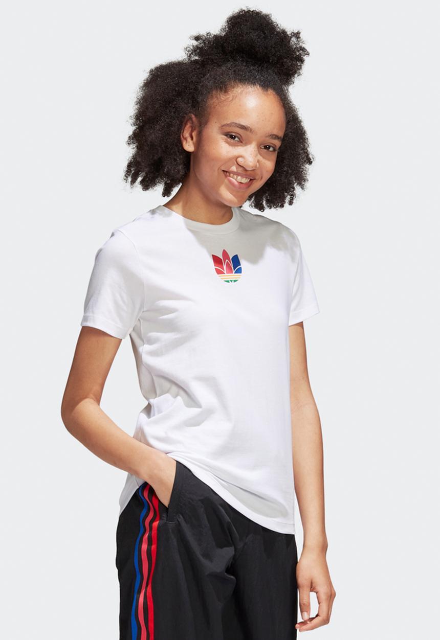 adidas Originals - 3d Trefoil tee - white