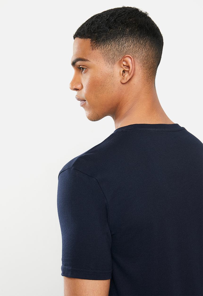 POLO - Sport Gary stack logo tee - navy