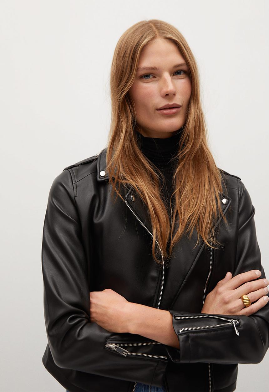 MANGO - Jacket liz - black