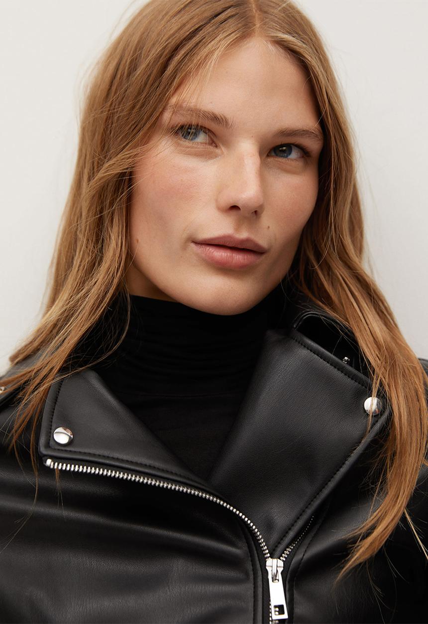 MANGO - Jacket liz - black