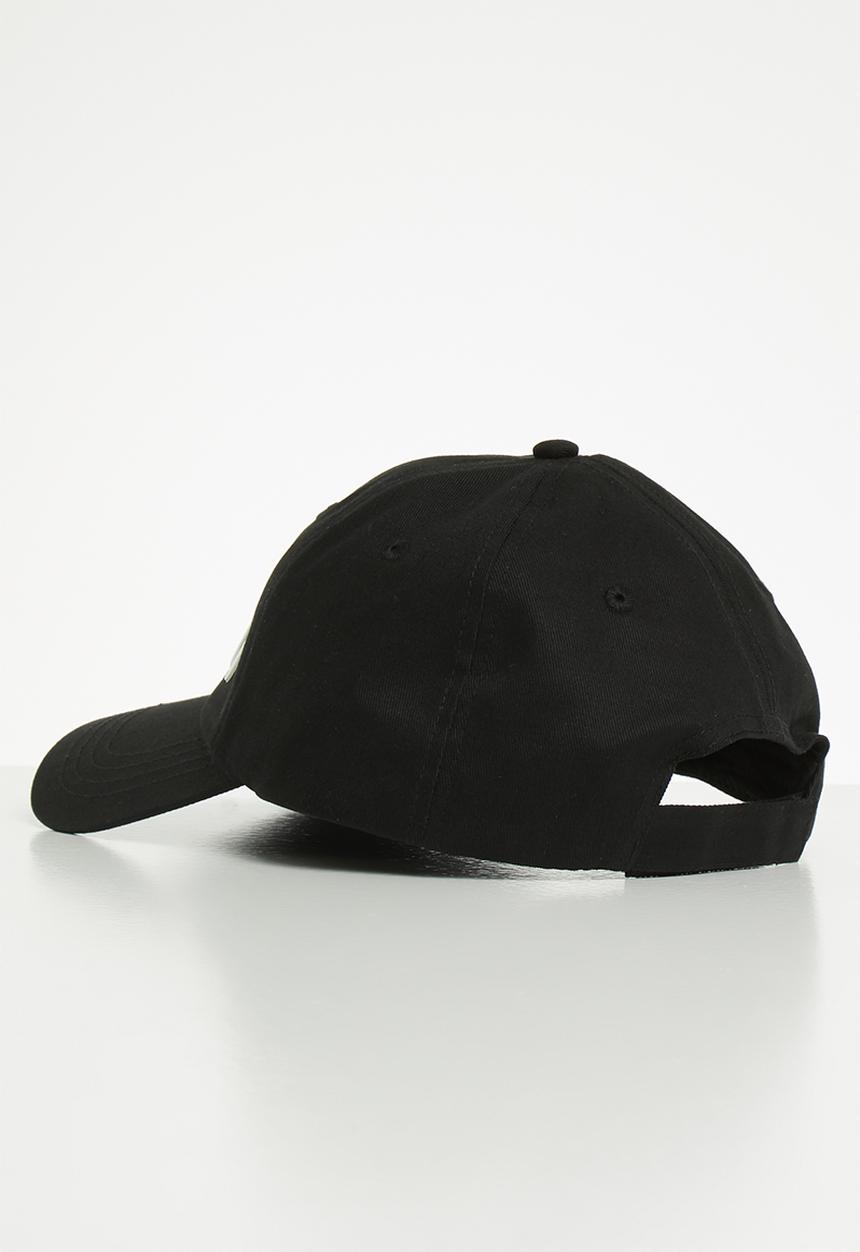 POLO - Bruce rubber branded cap - black