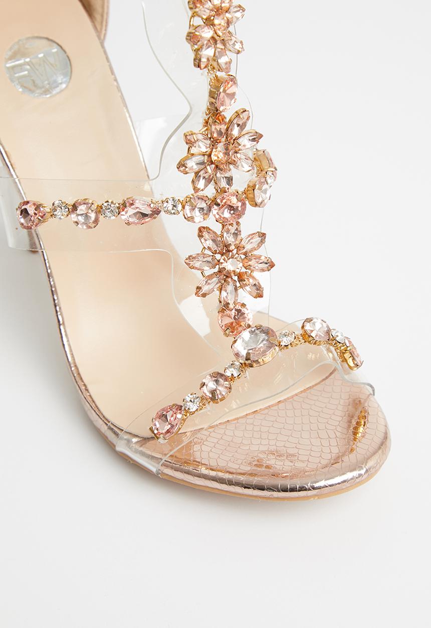 Footwork - Serena heel - rose gold