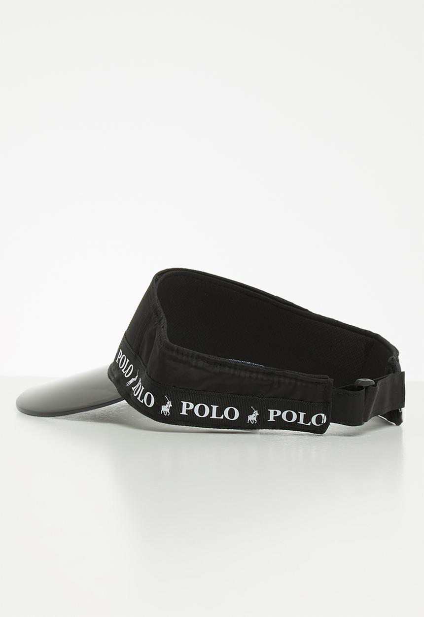 POLO - Byron transparent peak visor - black