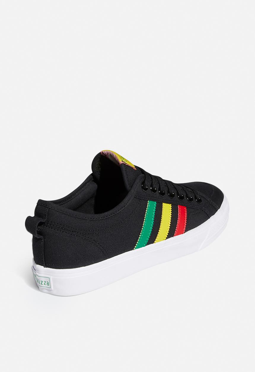 adidas Originals - Nizza shoes - core black / scarlet/ green