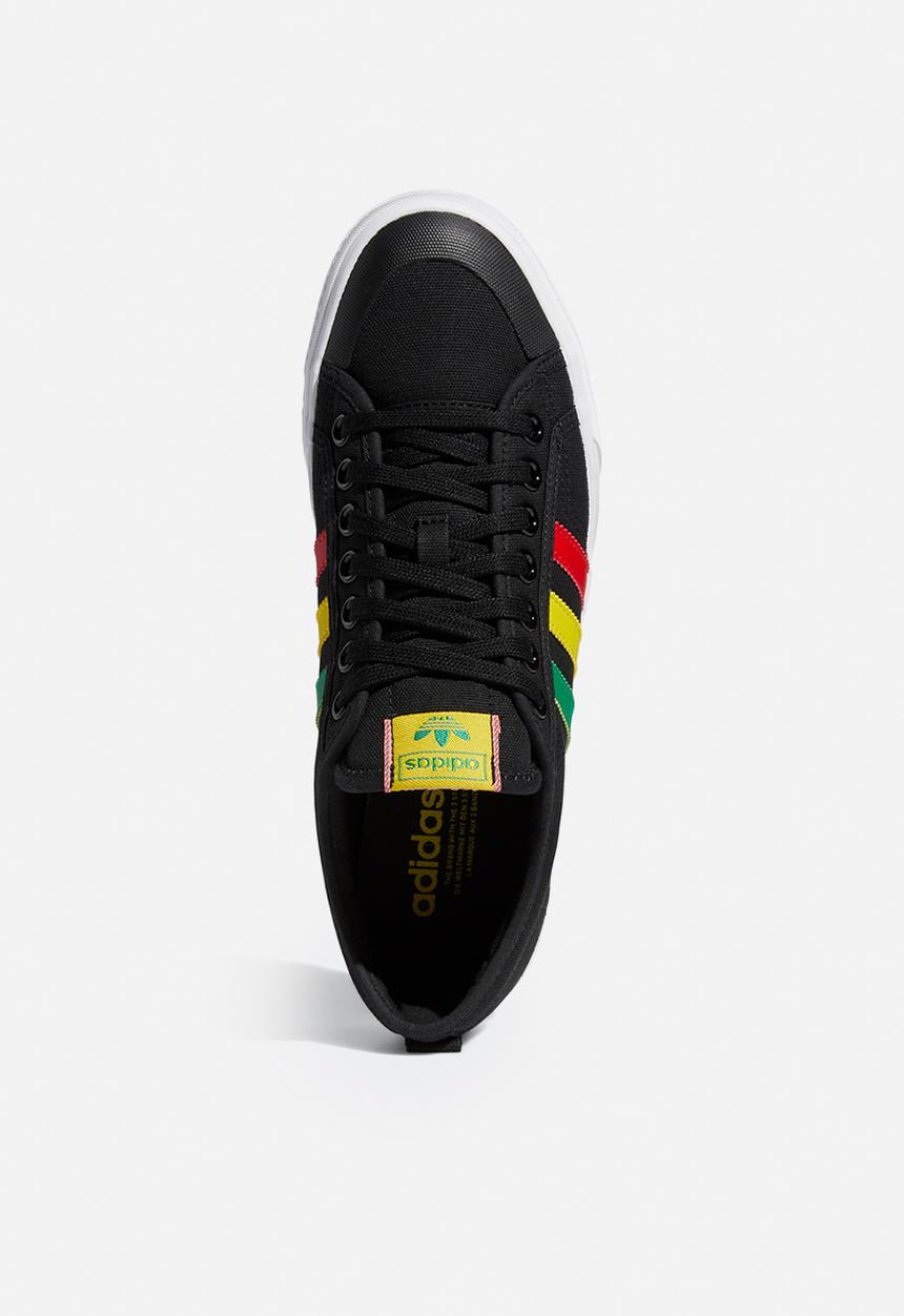 adidas Originals - Nizza shoes - core black / scarlet/ green