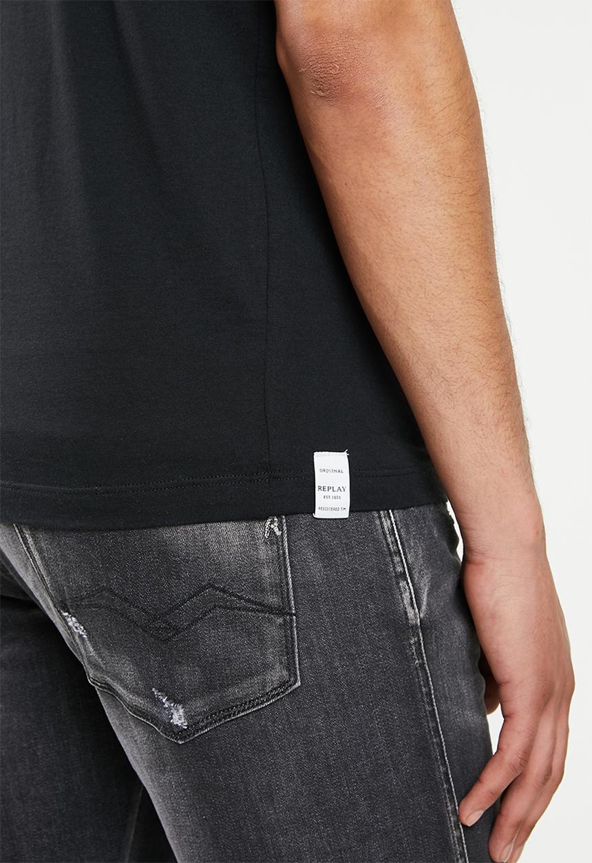 Replay - Basic 2 pack tees - black