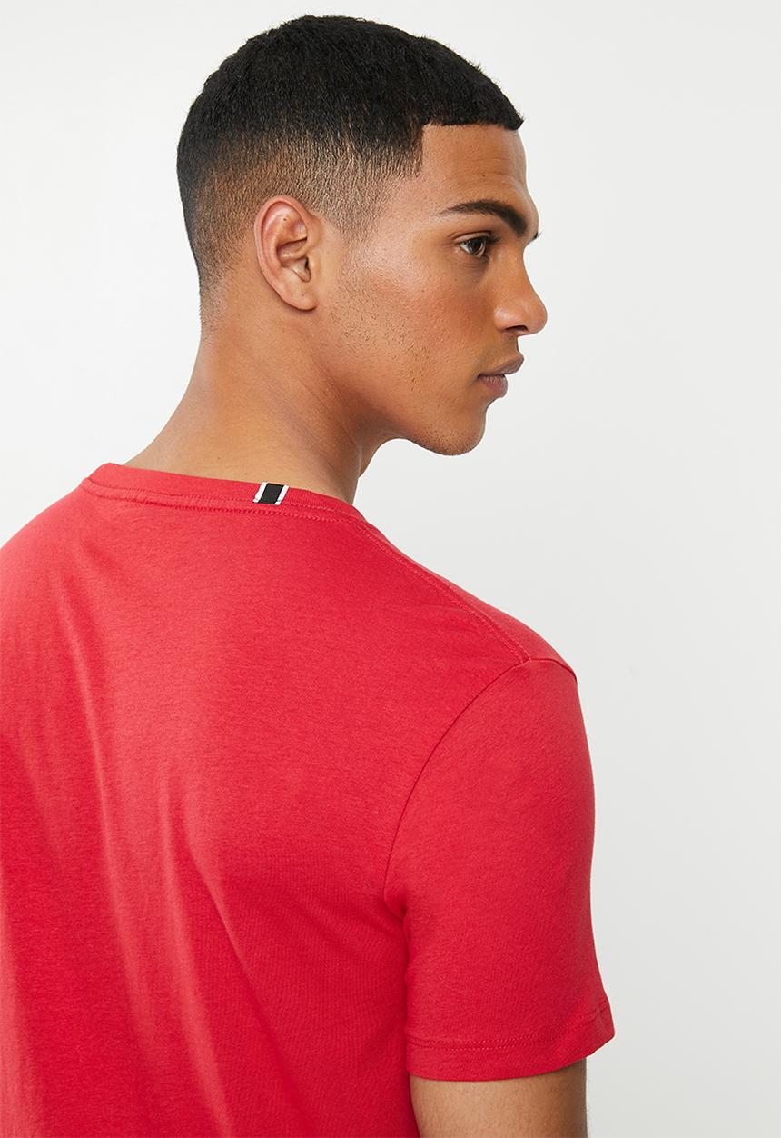 Replay - Red logo tee - red